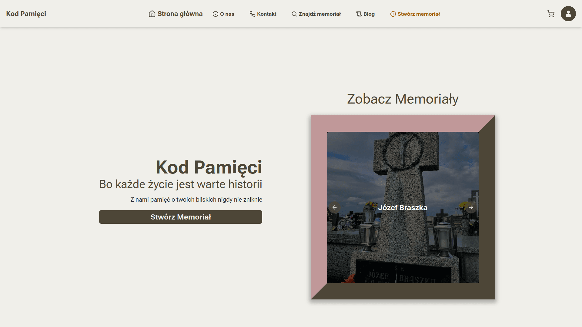 Zdjęcie projektu Kod Pamięci